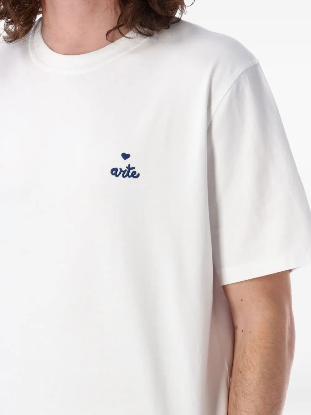 Arte Antwerp T-shirt met Heart-logo Wit