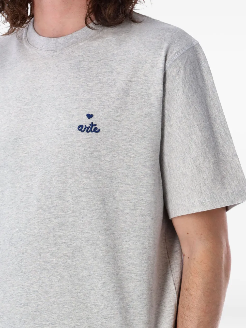 Arte Antwerp T-shirt met Heart-logo Grijs