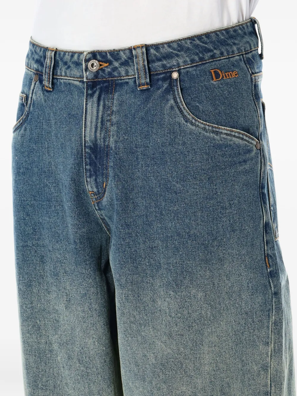 dime Classic baggy jeans Blauw