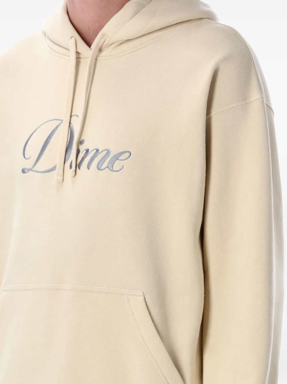 DIME CURSIVE-LOGO HOODIE