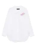 DSQUARED2 logo-embroidered shirt - White