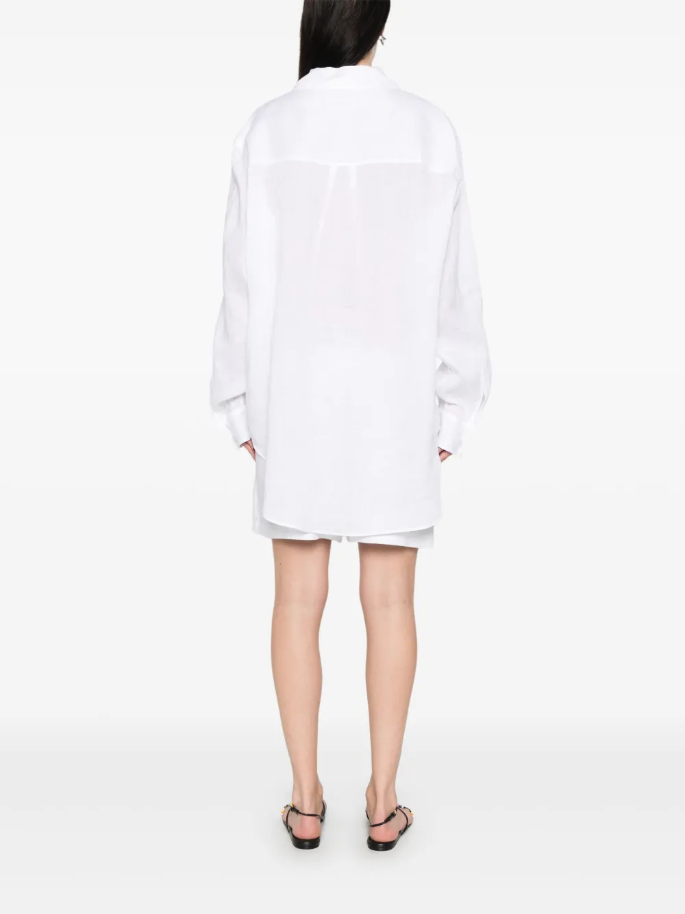 DSQUARED2 Blouse met geborduurd logo Wit