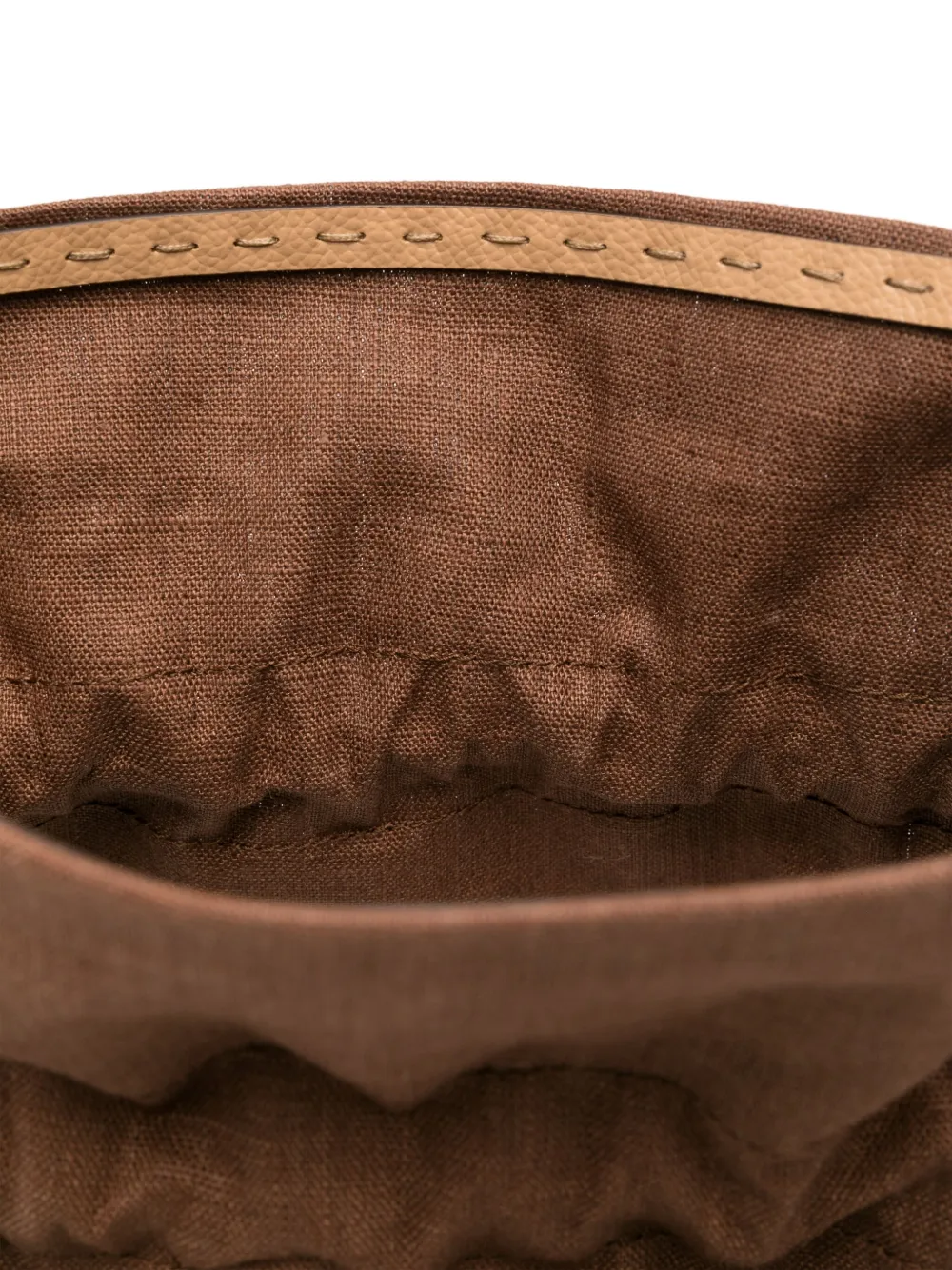 FENDI Roll kleine shopper Beige