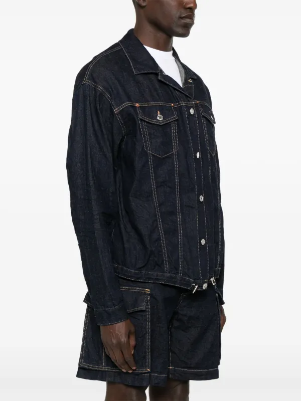 DSQUARED2 ドローストリング デニムジャケット | ブルー | FARFETCH JP