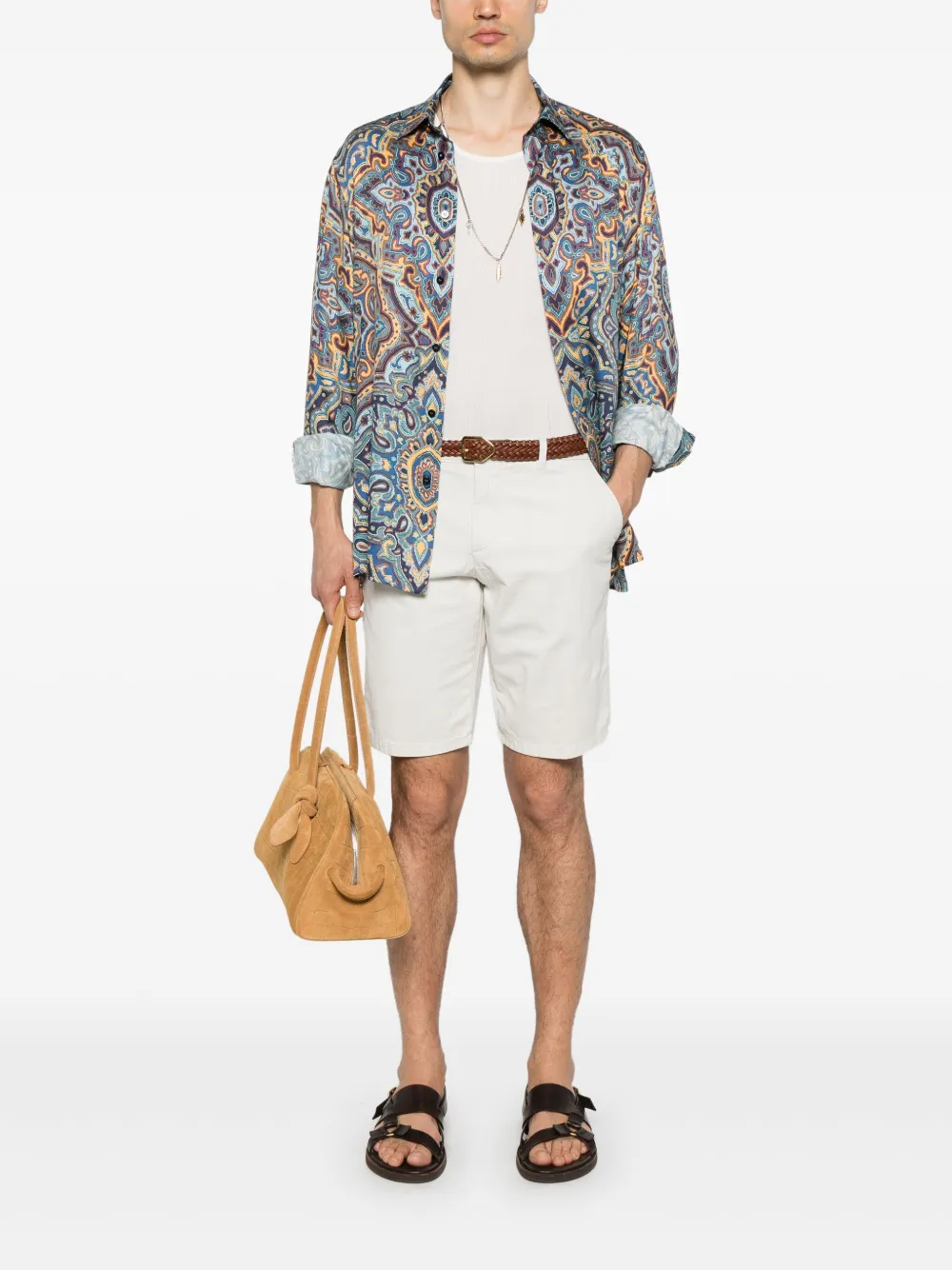 ETRO paisley-print shirt - Blauw