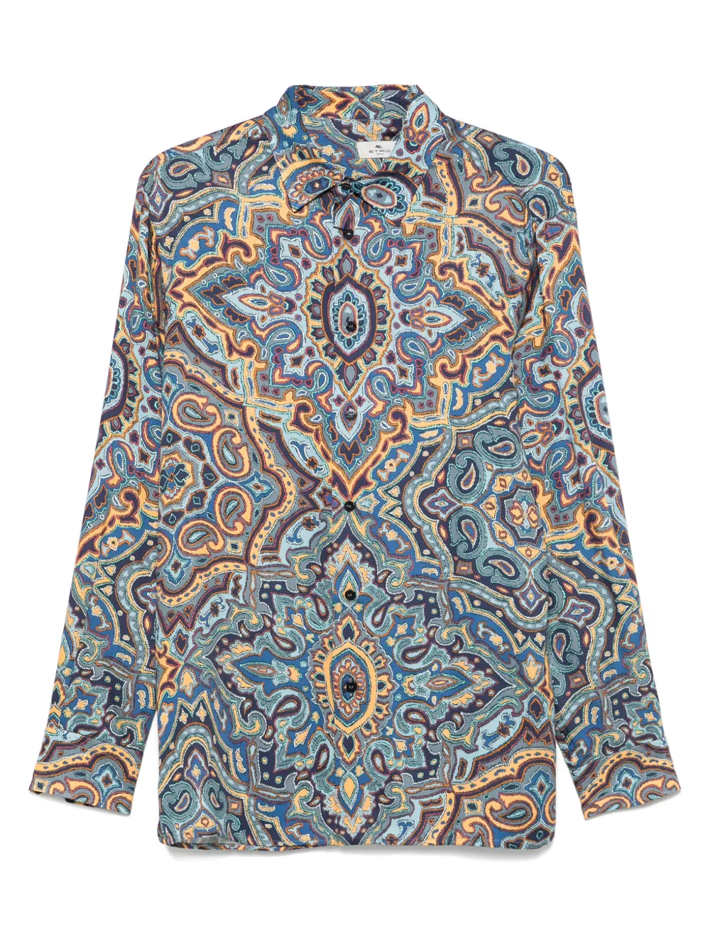 ETRO Overhemd met paisley-print Blauw