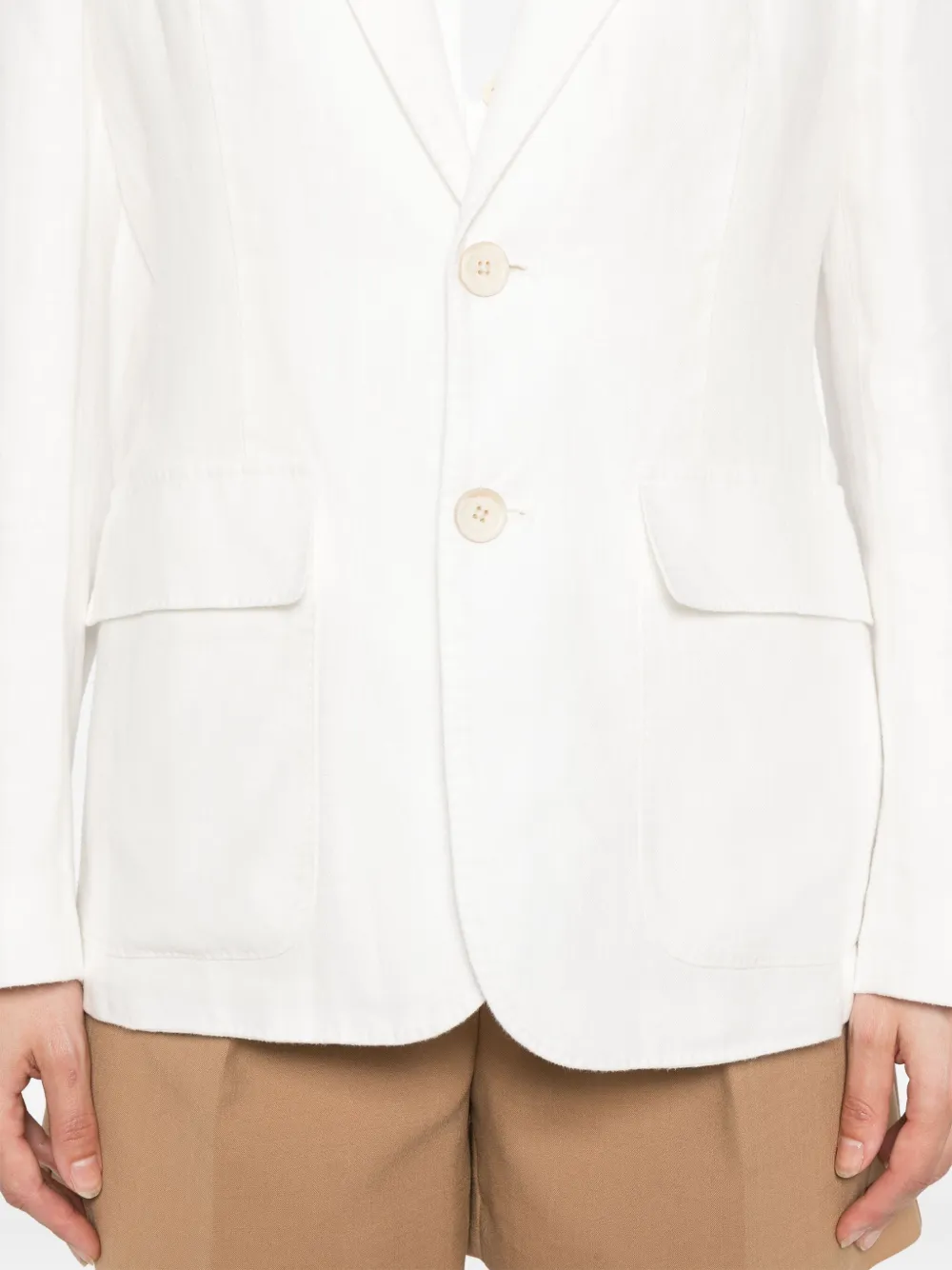 Polo Ralph Lauren Linnen blazer Wit