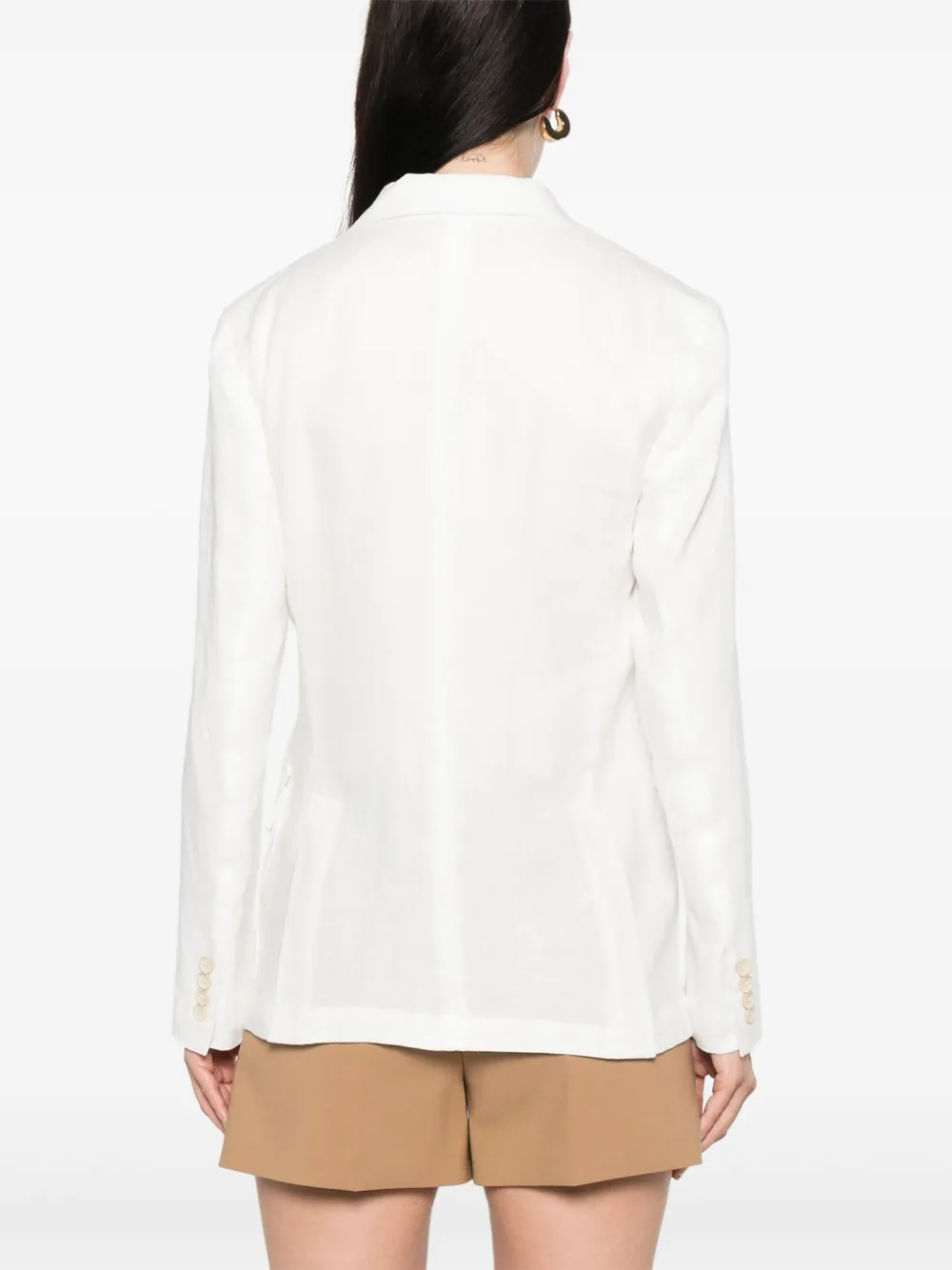 Polo Ralph Lauren Linnen blazer Wit