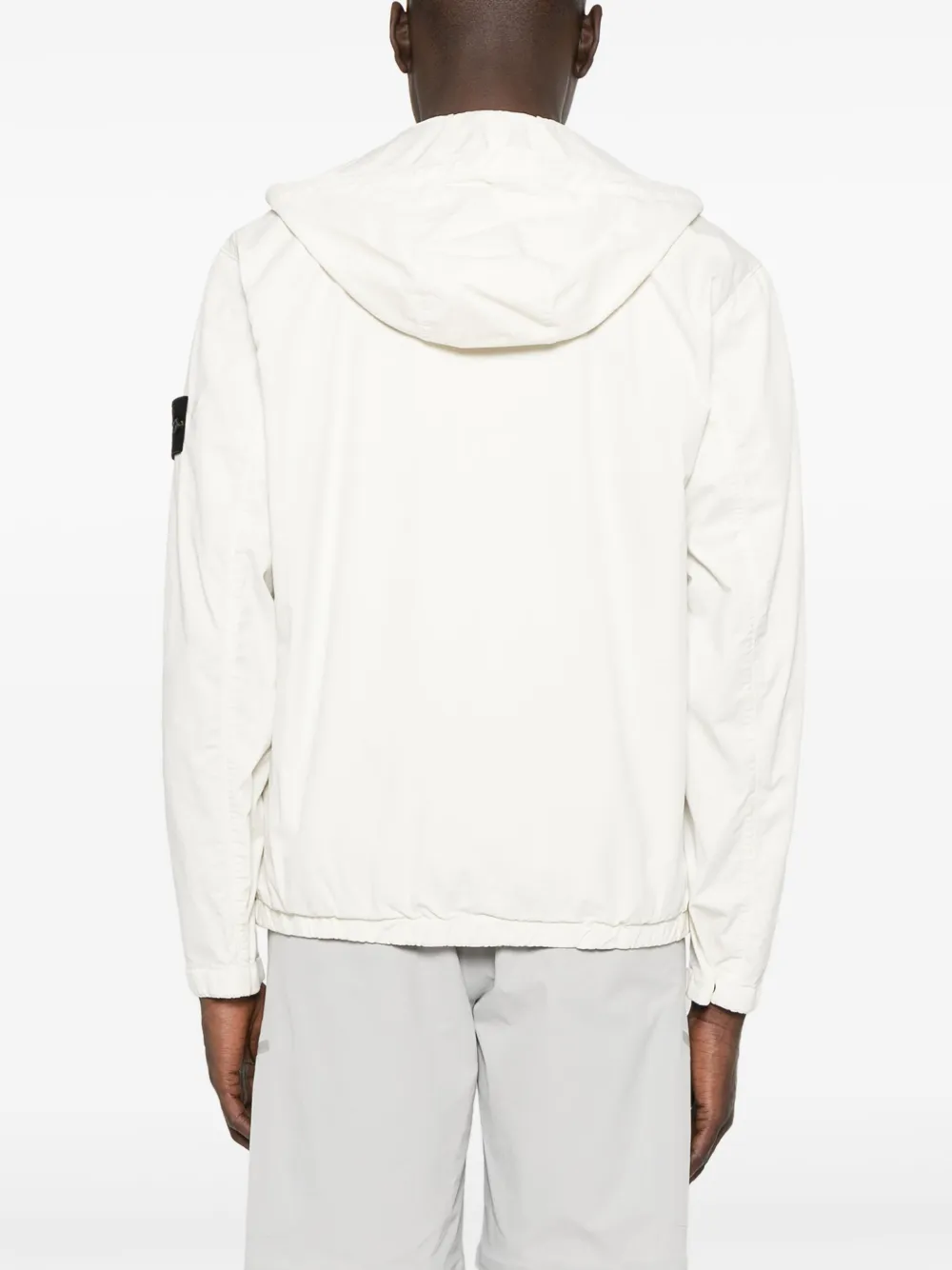 Stone Island Jack met Compass-logopatch Wit