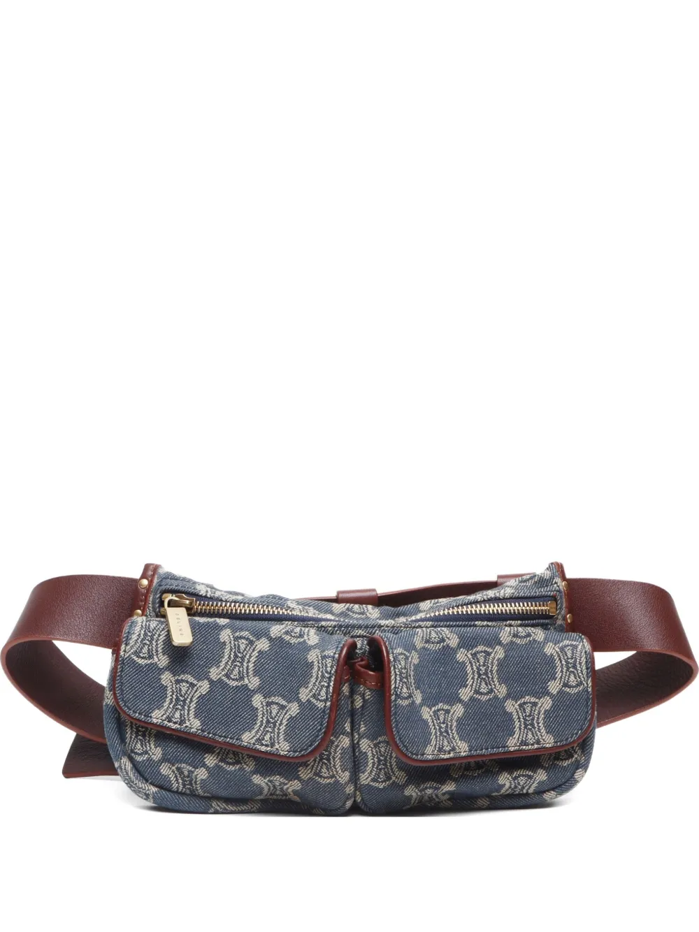 Céline Pre-Owned 2000-2015 Macadam denim belt bag - ブルー Céline Pre-Owned 2000-2015 Macadam denim belt bag - ブルー