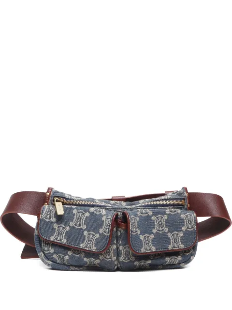 Céline Pre-Owned 2000-2015 Macadam denim belt bag 