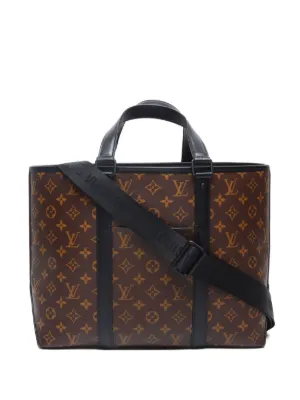 Louis Vuitton Pre-Owned Macassar President Briefcase | Brown