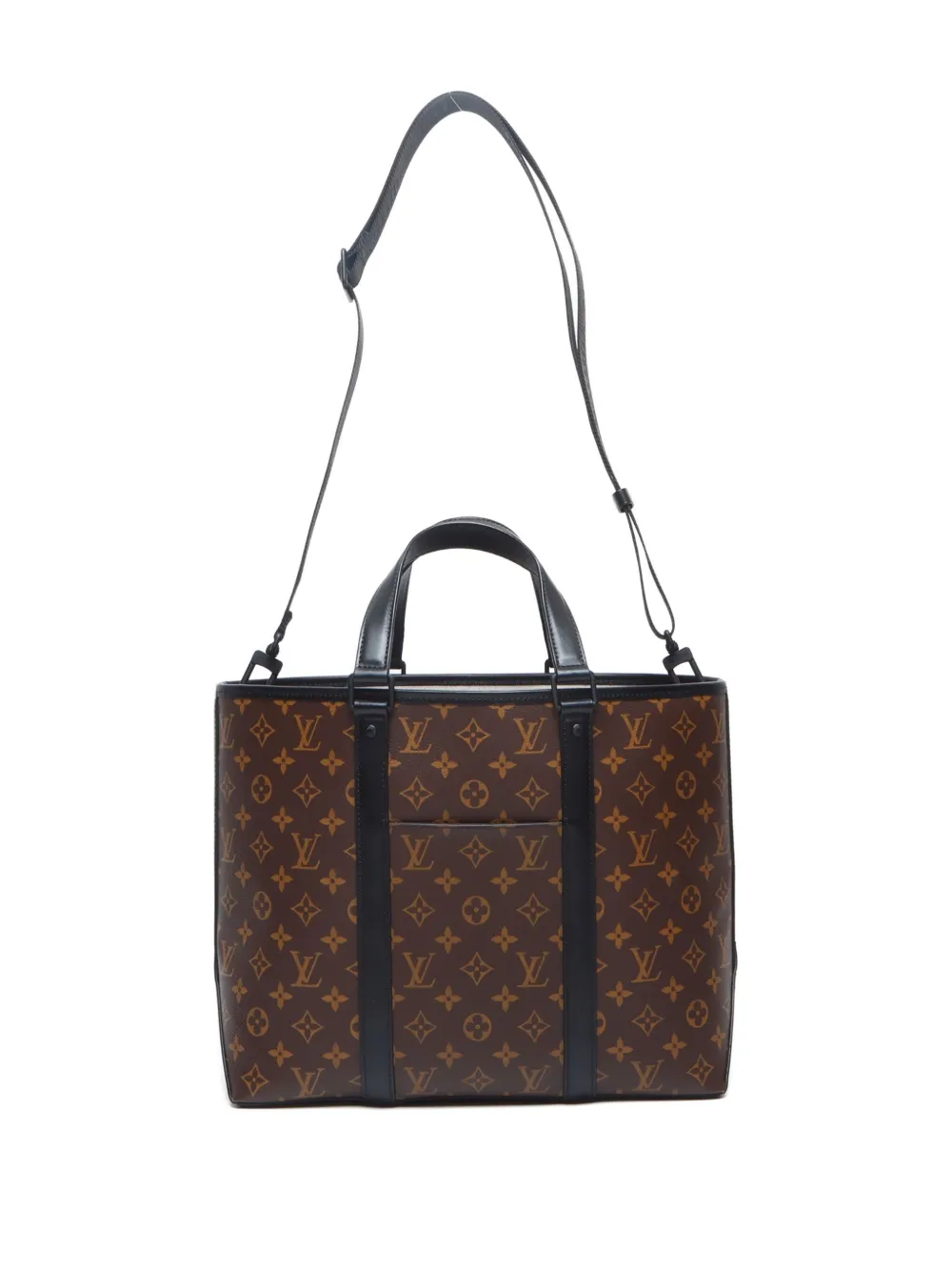 Pre-owned Louis Vuitton 2020-2025 Monogram Macassar Gm Tote Bag In Brown