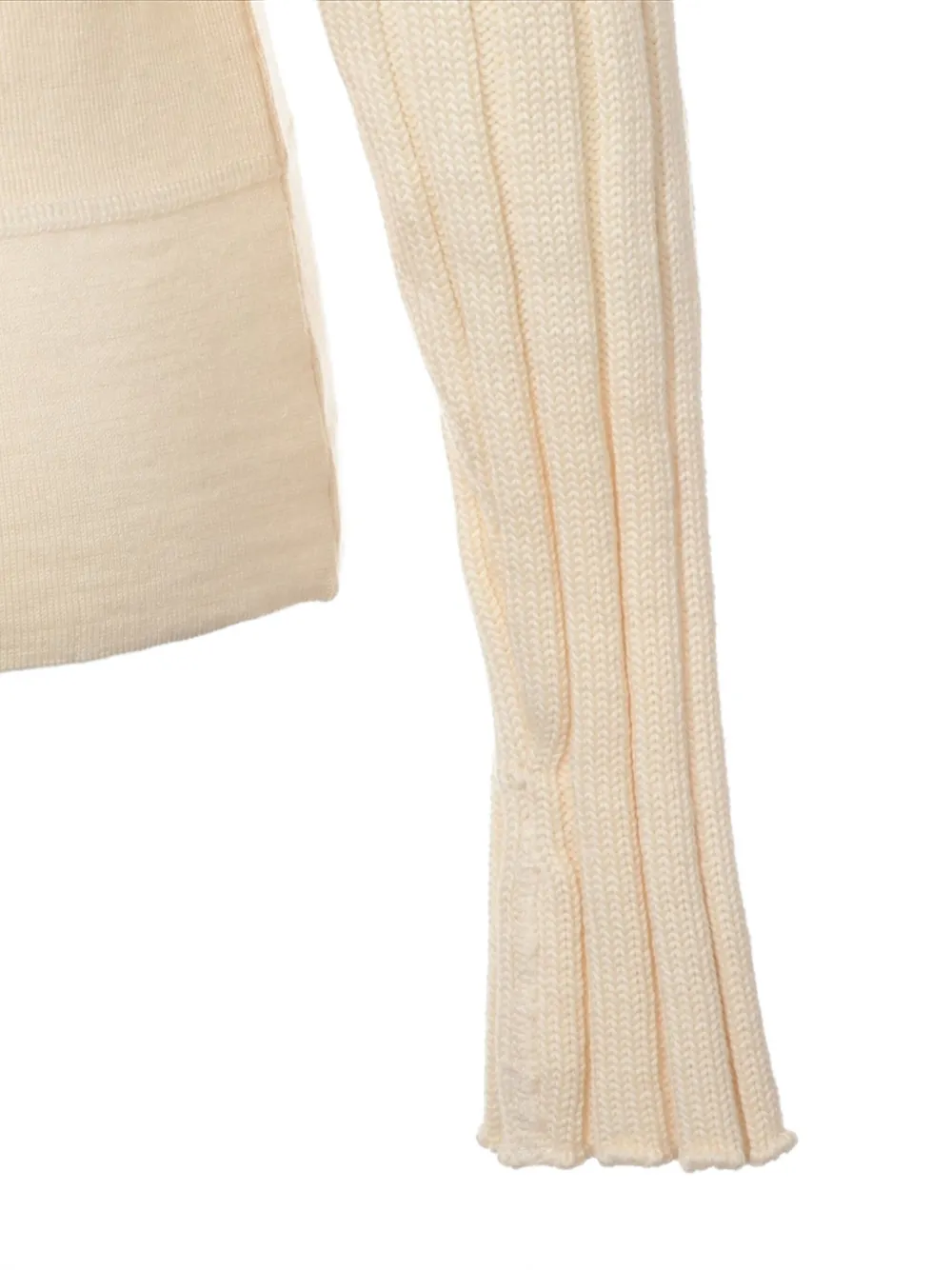 Pre-owned Chanel 2000-2020 Ribbed Sweater In Neutrals