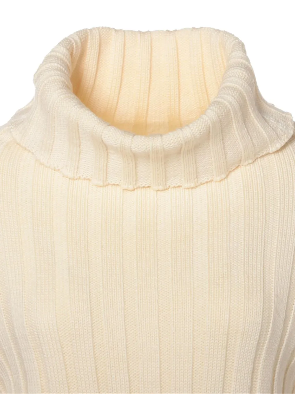 Pre-owned Chanel 2000-2020 Ribbed Sweater In Neutrals
