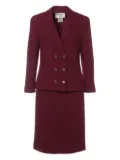 CHANEL Pre-Owned 1998 wool suit - Red
