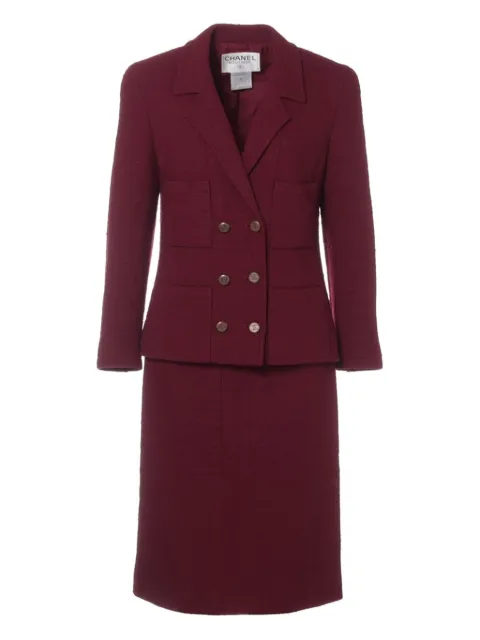 CHANEL Pre-Owned 1998 wool suit