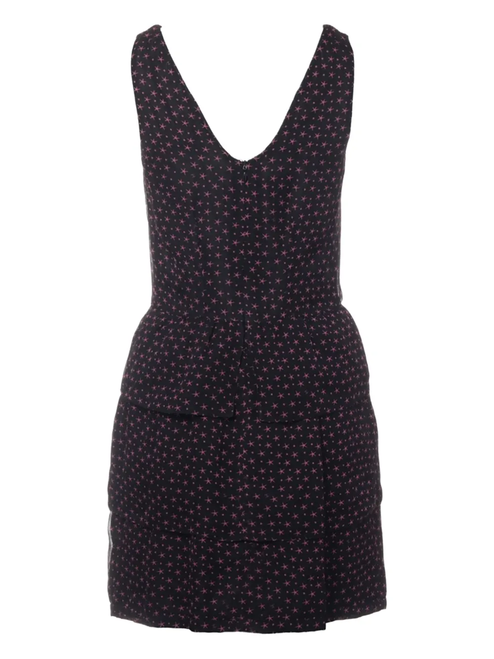 CHANEL Pre-Owned 2012 mouwloze zijden jurk - Zwart