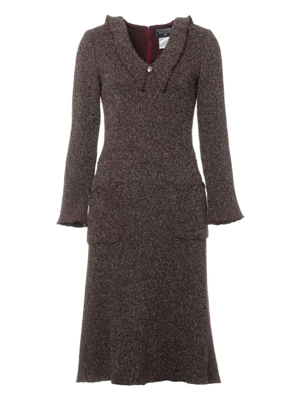 wool midi dress