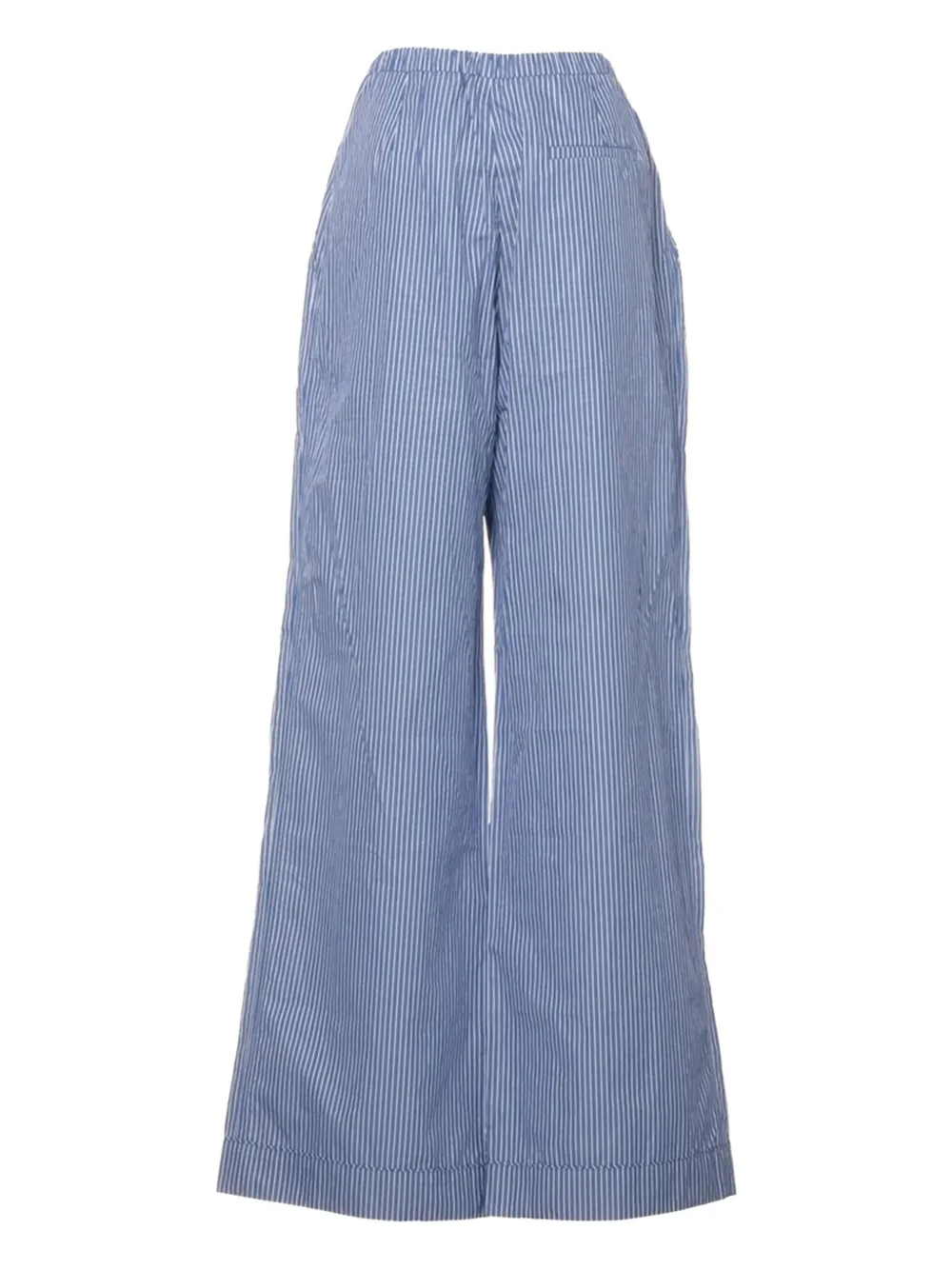 Loewe Pre-Owned 2022 Anagram gestreepte broek - Blauw