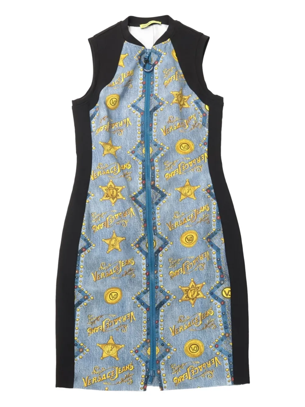 Versace Pre-Owned 2000s printed mini dress | Blue | Image 1