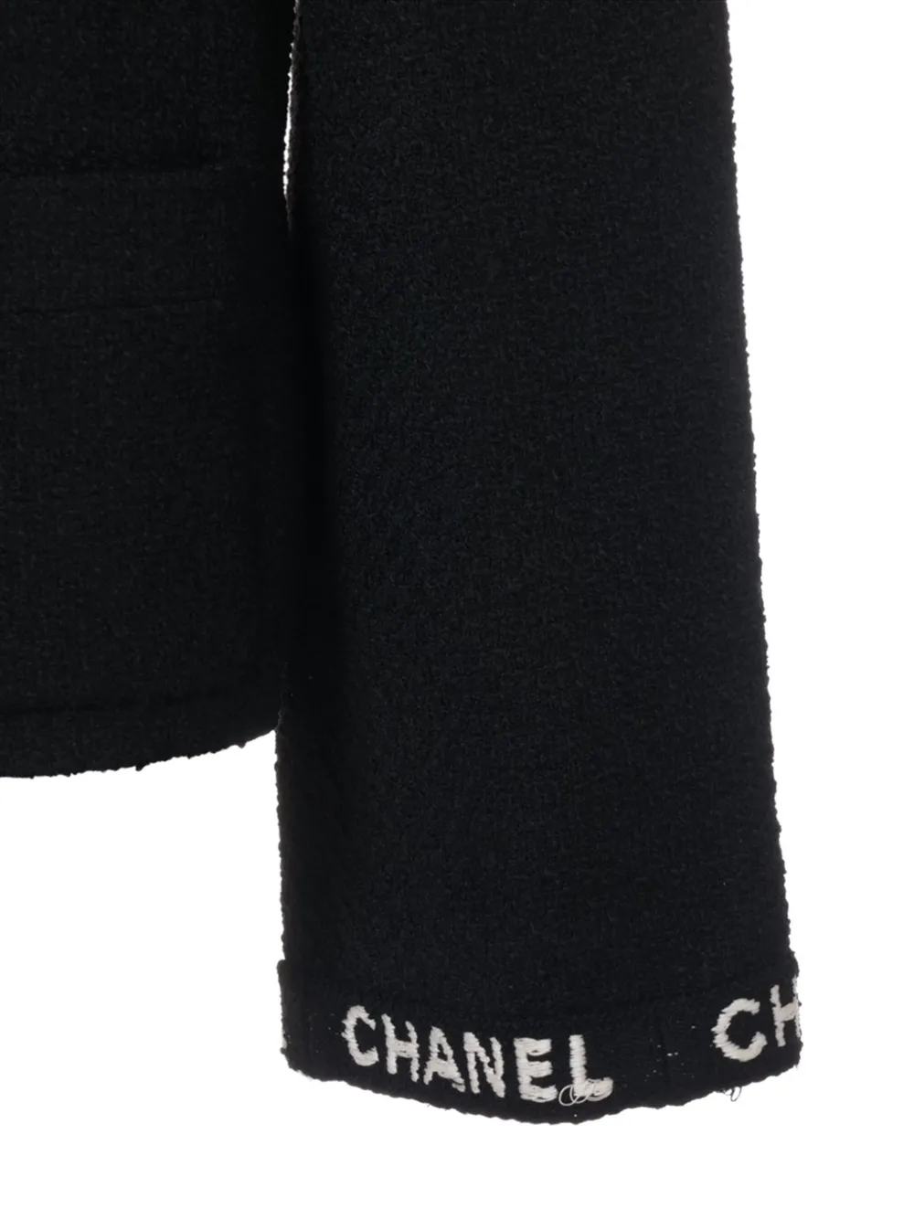Pre-owned Chanel 1995 Wool Jacket In Black