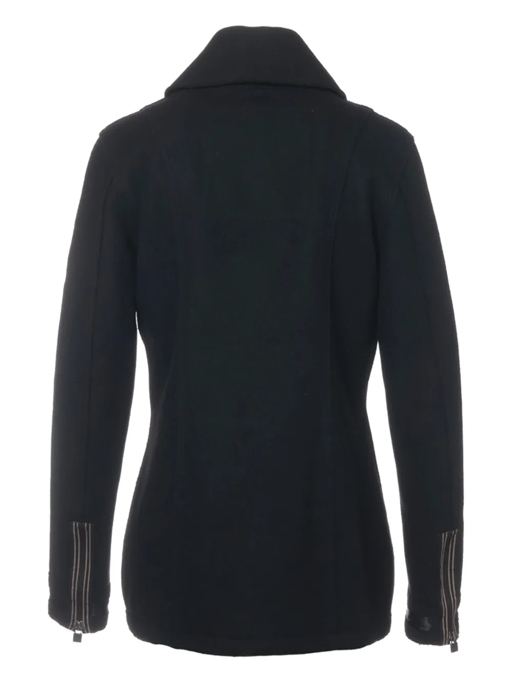 CHANEL Pre-Owned 2005 Sport Line double-breasted pea coat - Zwart
