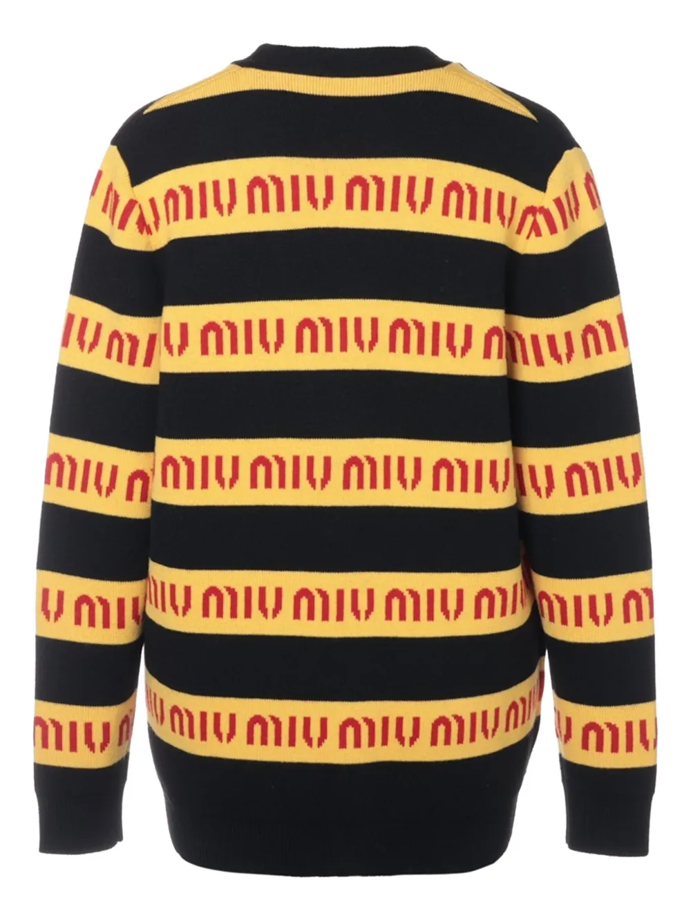 Miu Miu Pre-Owned 2020 logo-intarsia cardigan | Image 2