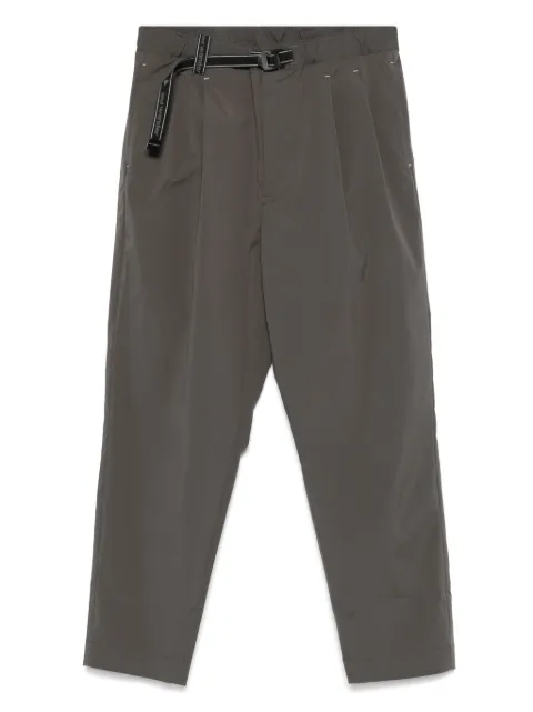 and Wander belted-waist trousers