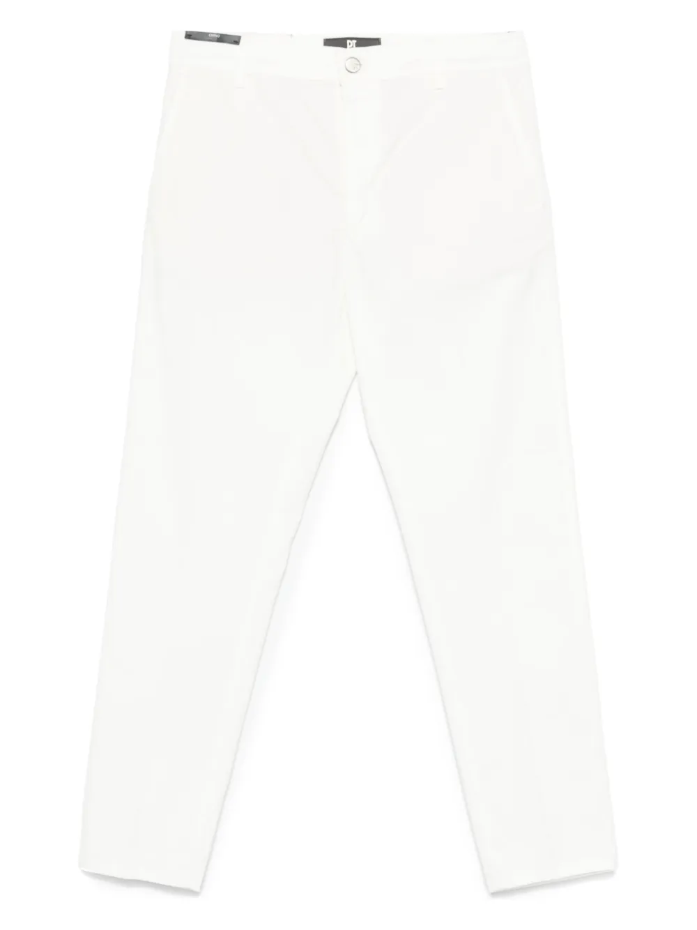 PT Torino stretch-design chino trousers | White | Image 1
