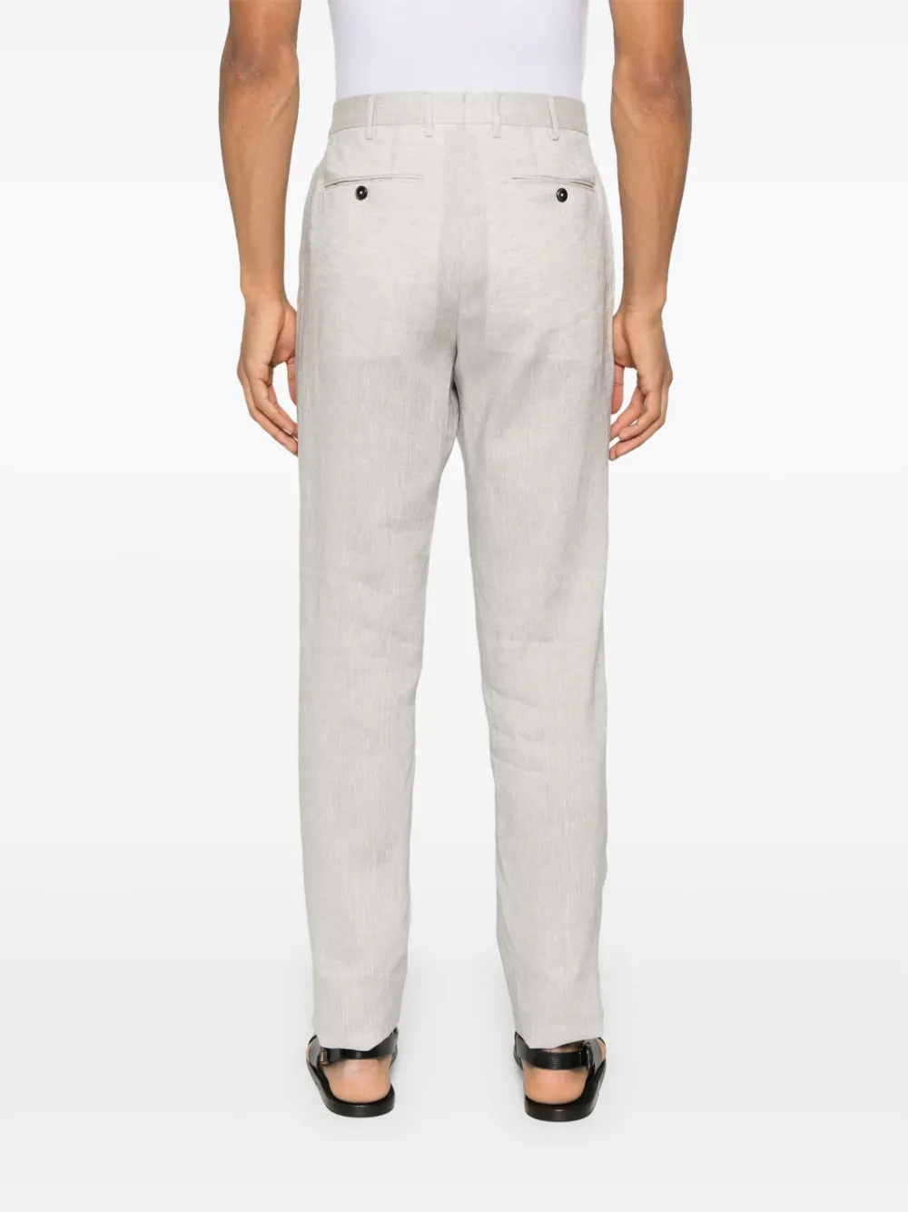 PT Torino Linnen broek Grijs