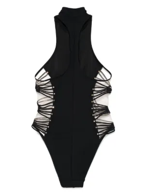 Agent Provocateur 水着セット Zenaya V Swimsuit in Coral Multicolour | By Agent Provocateur