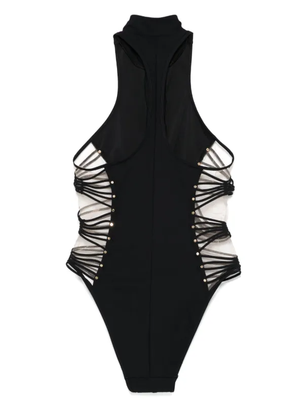 ブラック ワンピース ショートカバーアップ Agent Provocateur ブラック ワンピース ショートカバーアップ Agent Provocateur