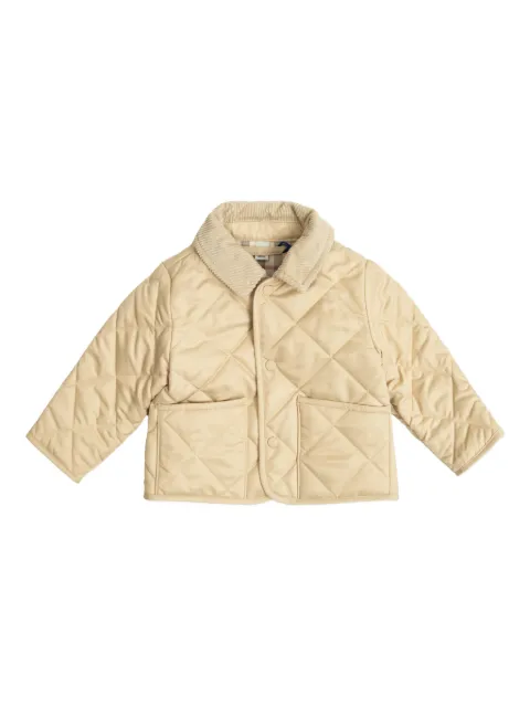 Burberry Kids Steppjacke mit Rautenmuster