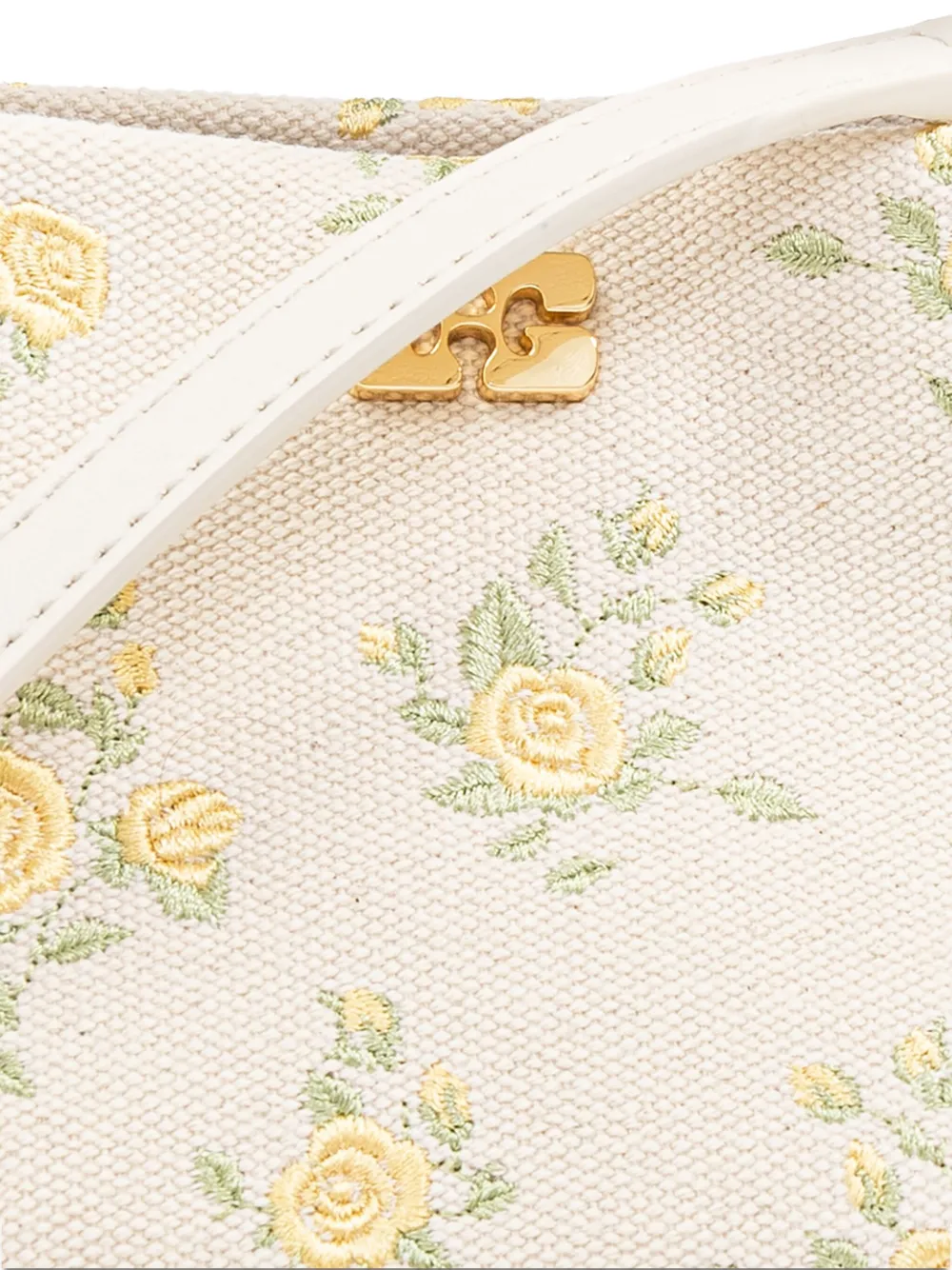 GANNI floral-embroidered Tote Bag | White | FARFETCH