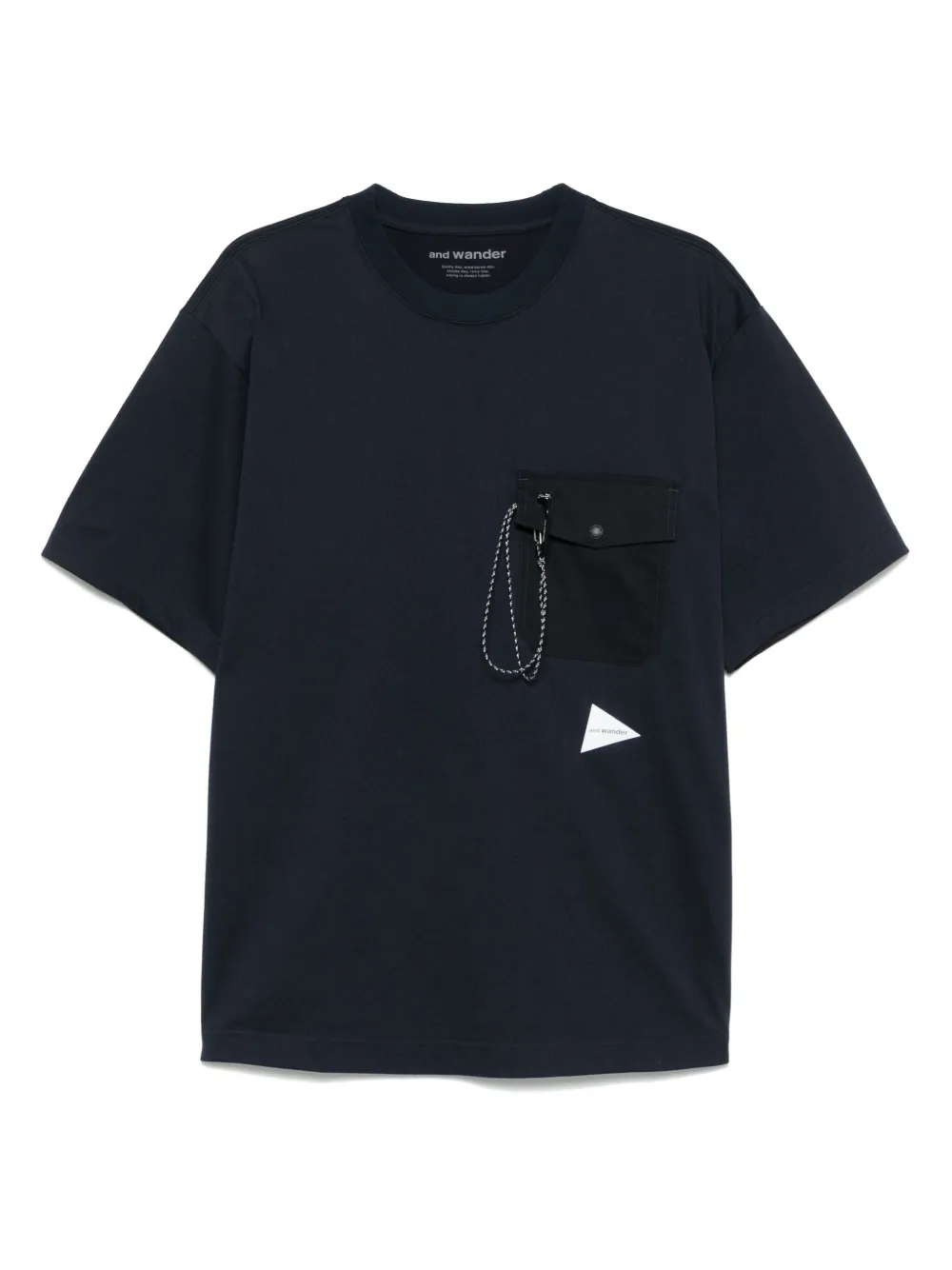 and Wander ロゴ Tシャツ - ブルー and Wander ロゴ Tシャツ - ブルー