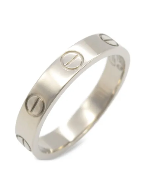 Cartier anillo Love en oro blanco de 18kt de archivo 2010