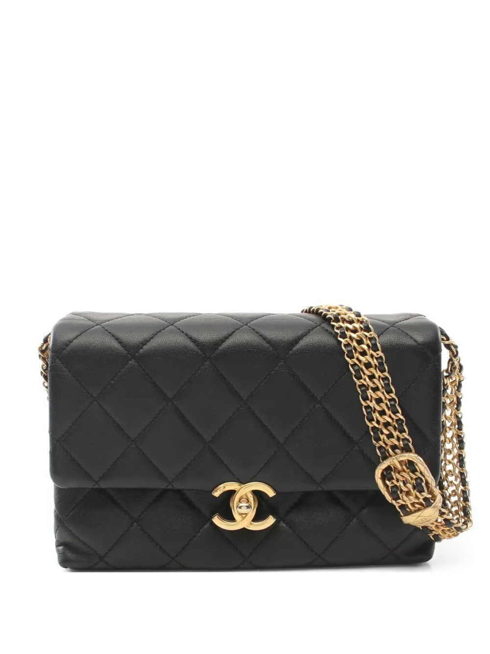 CHANEL Pre-Owned 2021 Matelasse Chain handbag | Black | Image 1