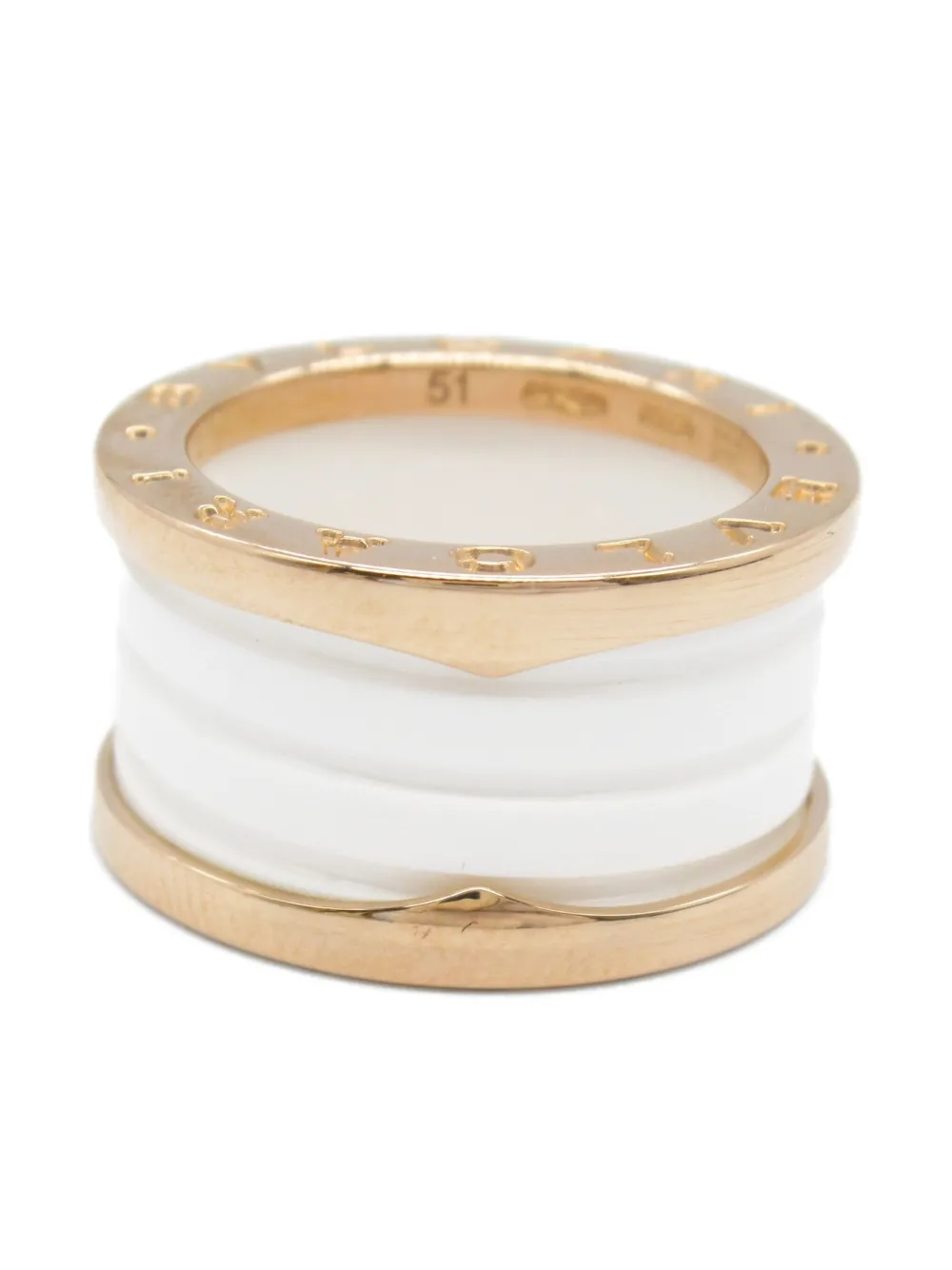 Bvlgari Pre-Owned anillo B.Zero1 en oro rosa de 18kt 2010 | dorado | Image 1