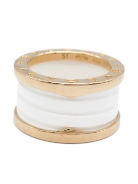 Bvlgari Pre-Owned 2010s 18K rose gold B.Zero1 ring