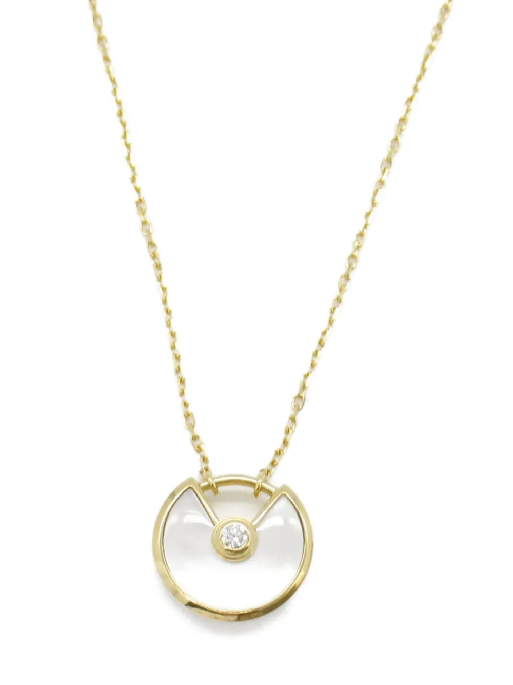 Cartier 2010s アミュレット ドゥ カルティエ ダイヤモンド ネックレス 18Kイエローゴールド - ゴールドトーン Cartier 2010s アミュレット ドゥ カルティエ ダイヤモンド ネックレス 18Kイエローゴールド - ゴールドトーン