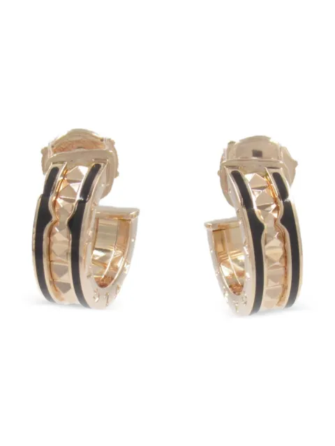 Bvlgari Pre-Owned 2010s 18k rose gold B.Zero1 earrings