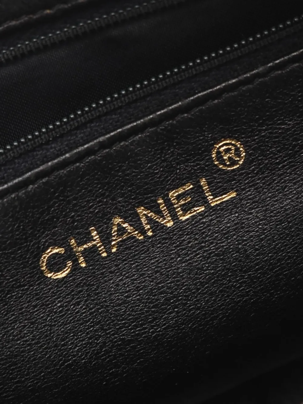 Pre-owned Chanel 1991-1994 Coco Mark Shoulder Bag In Black