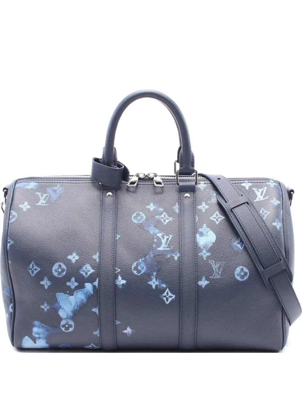 Louis Vuitton Pre-Owned 2021 キーポル バンドリエール 40 2wayハンドバッグ - ブルー Louis Vuitton Pre-Owned 2021 キーポル バンドリエール 40 2wayハンドバッグ - ブルー