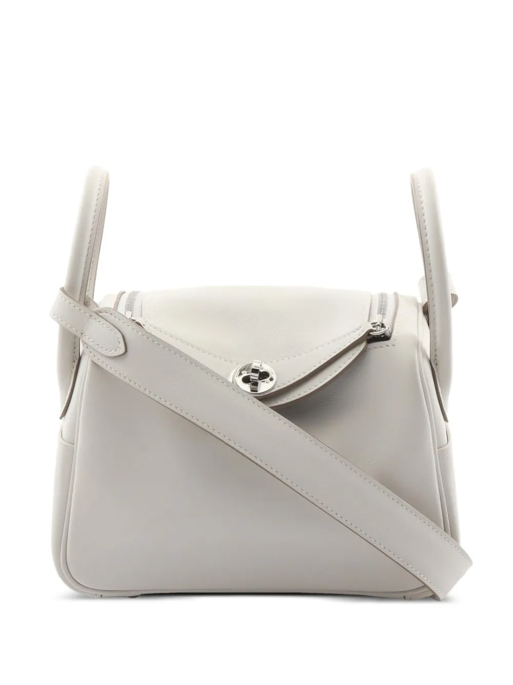 Hermès Pre-Owned 2024 リンディ ショルダーバッグ - ホワイト Hermès Pre-Owned 2024 リンディ ショルダーバッグ - ホワイト