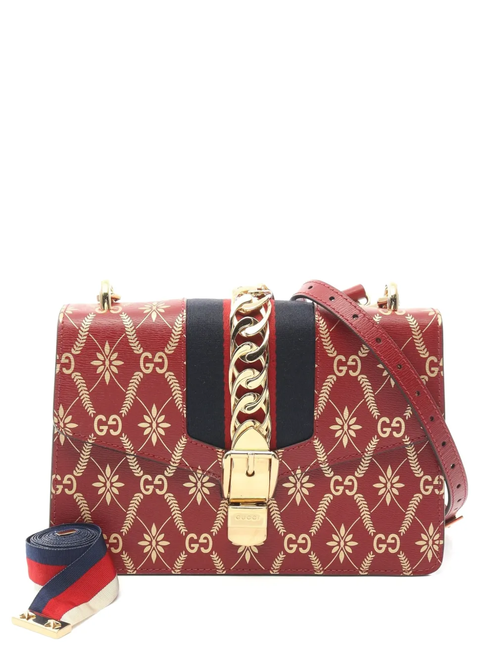 Gucci Pre-Owned Borsa a spalla Sylvie piccola anni 2010 | rosso | Image 1