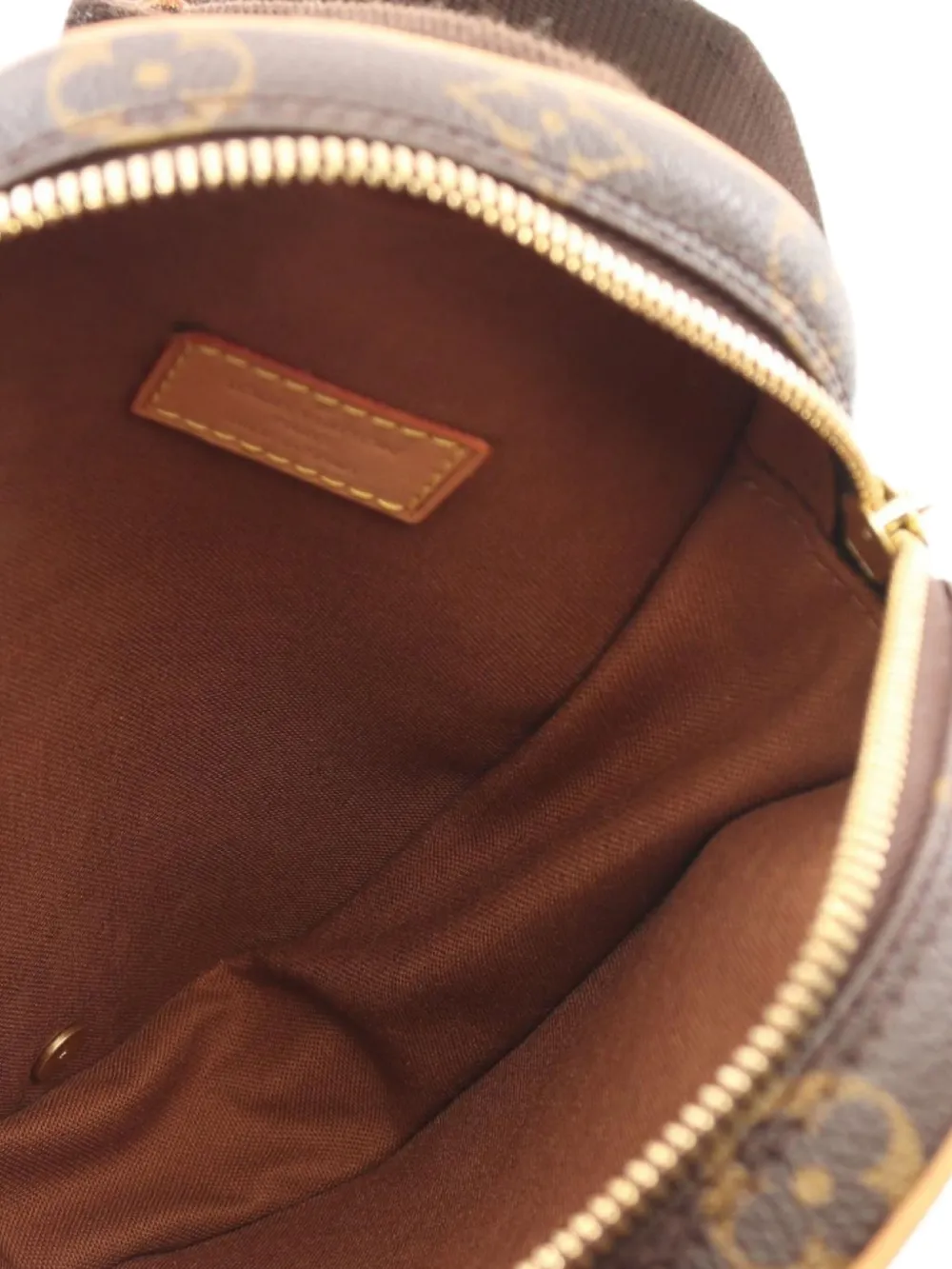 Pre-owned Louis Vuitton 2004 Pochette Ganju Shoulder Bag In Brown