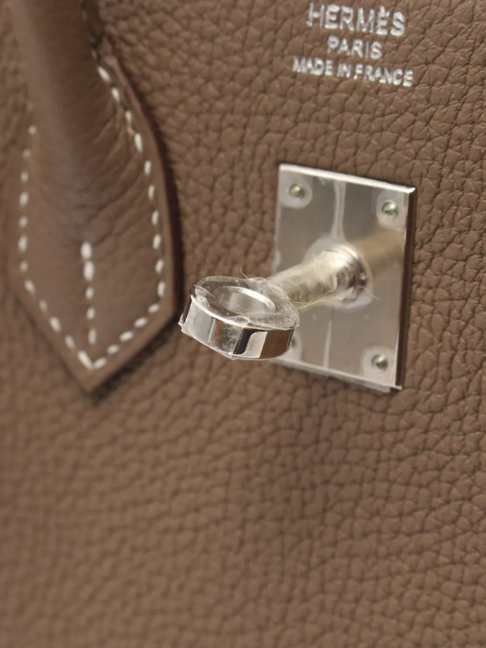 Pre-owned Hermes 2021 Birkin 25 Handbag In Neutrals