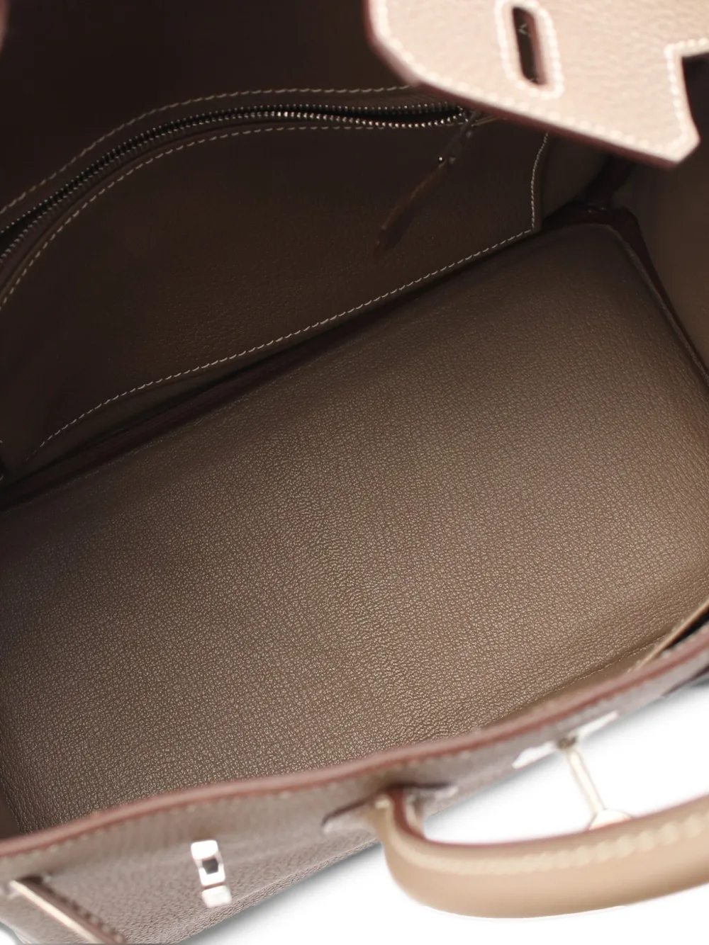 Pre-owned Hermes 2021 Birkin 25 Handbag In Neutrals