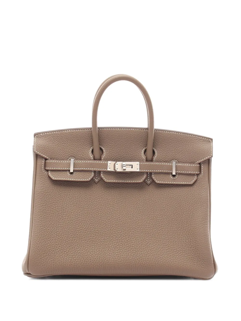 Hermès Pre-Owned 2021 バーキン 25 ハンドバッグ - ニュートラル Hermès Pre-Owned 2021 バーキン 25 ハンドバッグ - ニュートラル